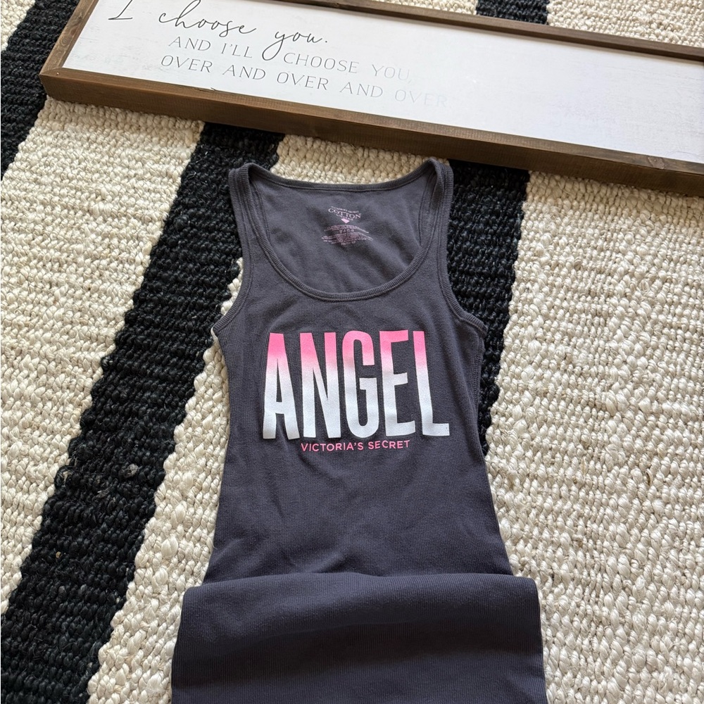 Victoria's Secret Gray Cotton Lingerie Top